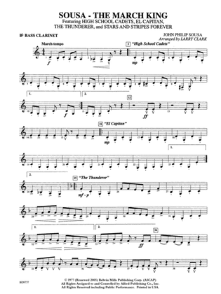 Sousa - The March King: B-flat Bass Clarinet