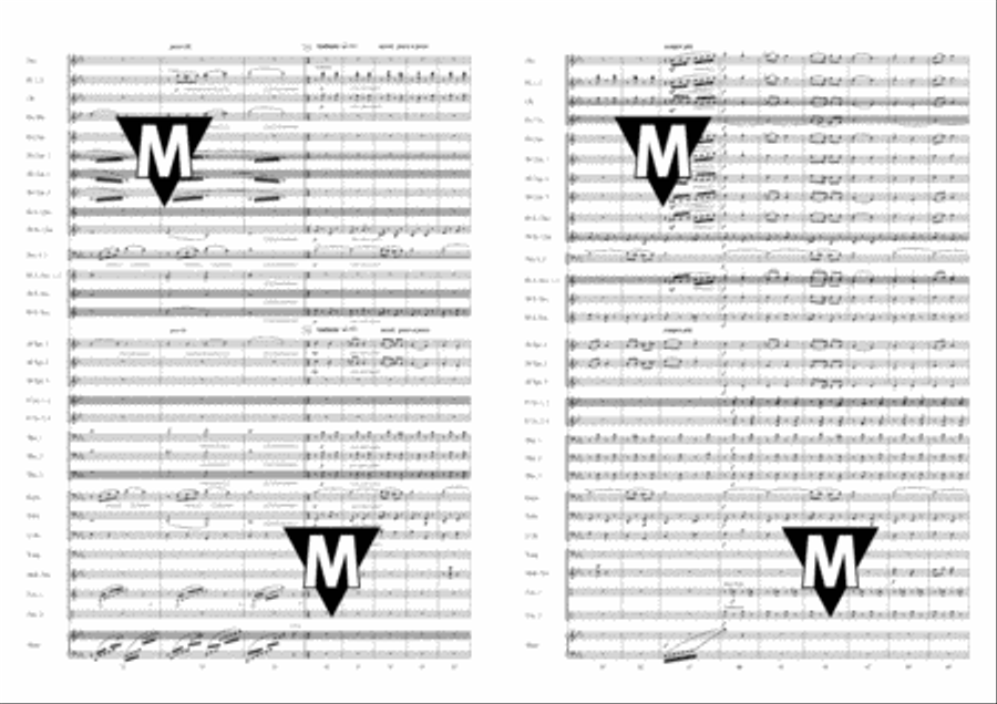 Old Russian Romances Concert Band scores gallery preview page 17