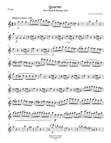 Quartet for Flute & string trio image number null