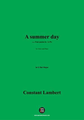 C. Lambert-A summer day,in G flat Major