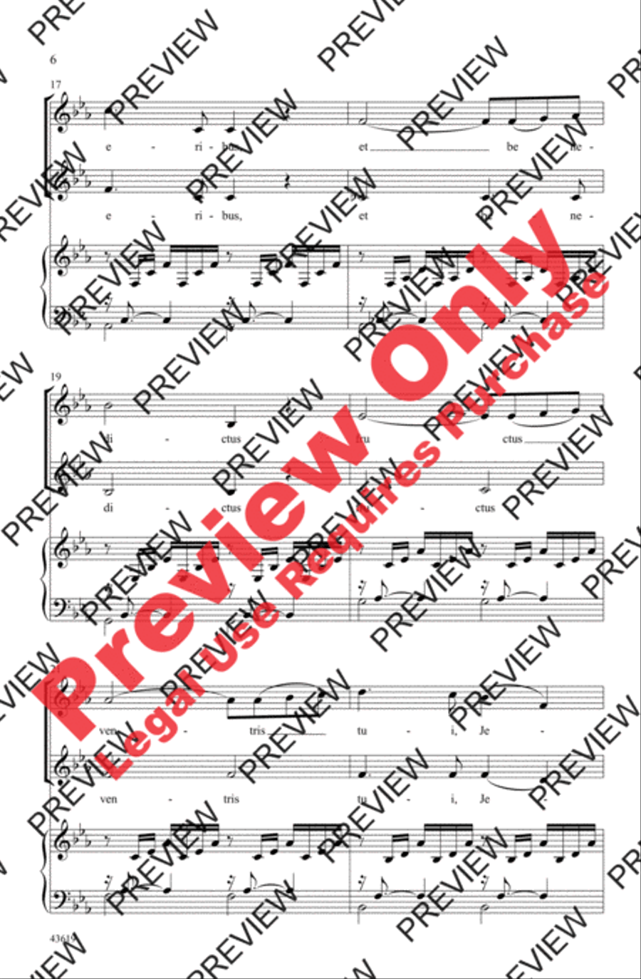 Ave Maria Ave Maria 2-Part scores gallery preview page 5