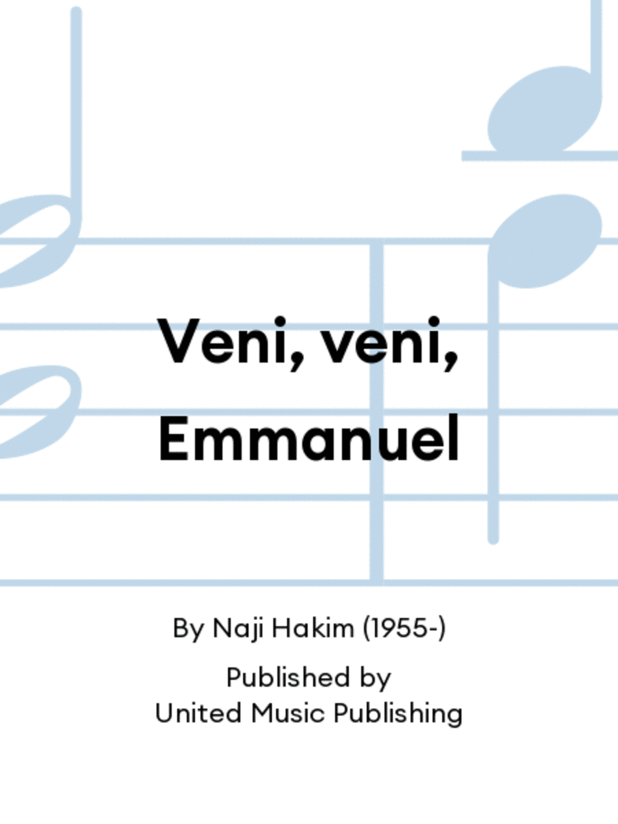 Veni, veni, Emmanuel Mixed Choir scores gallery preview page 1