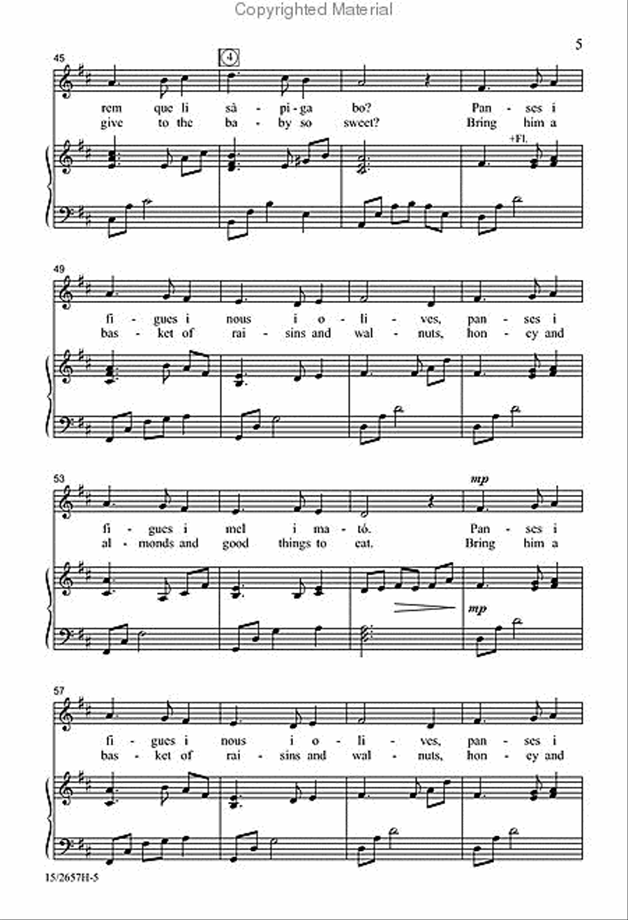 Mary's Little Boy 2-Part scores gallery preview page 5