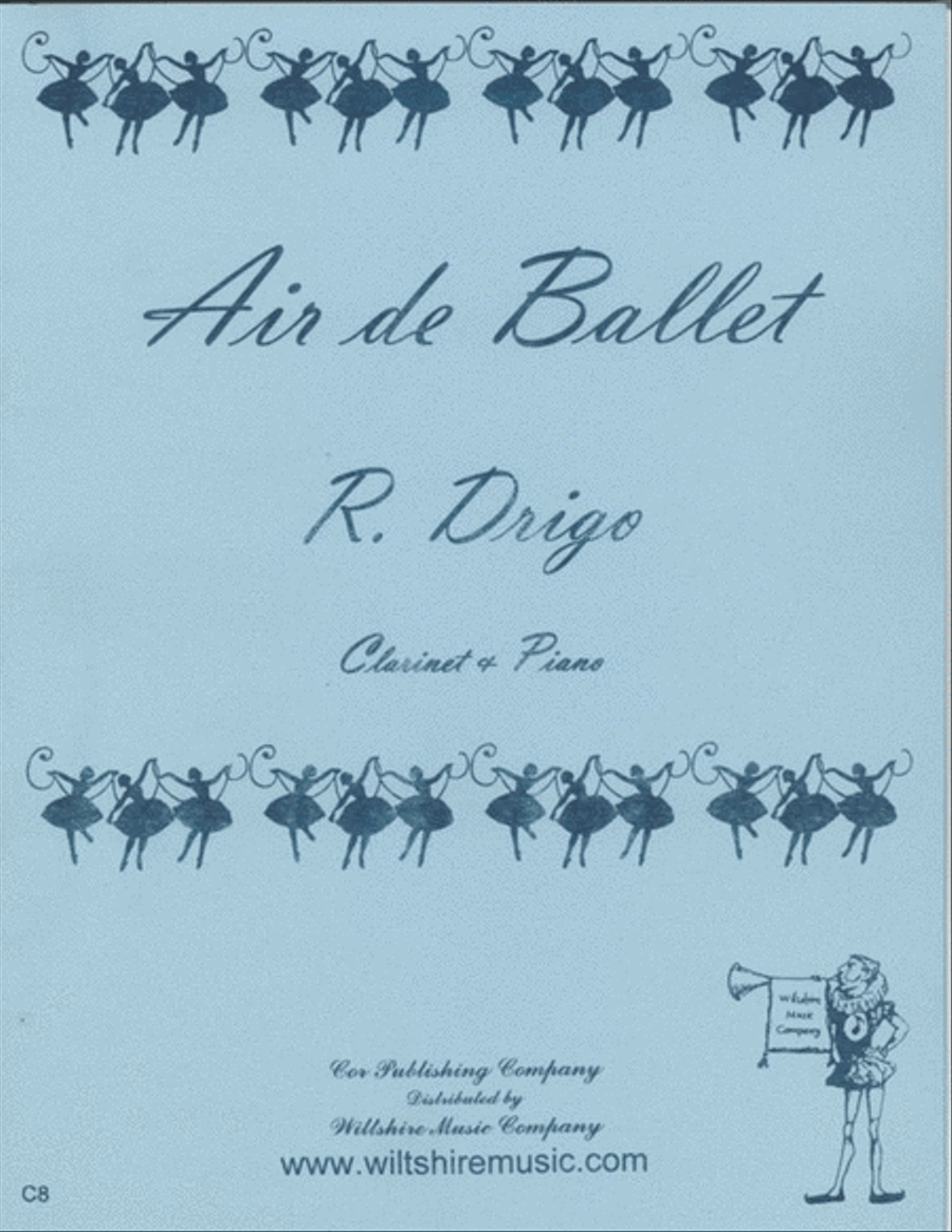 Air de Ballet Clarinet Solo scores gallery preview page 1