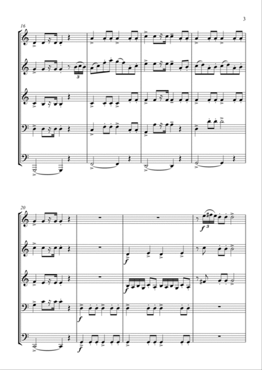 Bryllupsdag på Troldhaugen | Wedding-day at Troldhaugen Chamber Music scores gallery preview page 3