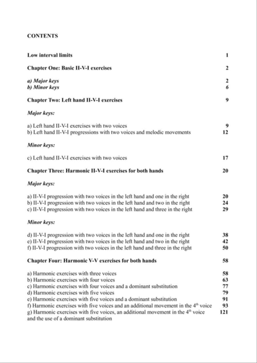 Harmonic Exercises for Jazz Piano Piano Method scores gallery preview page 4