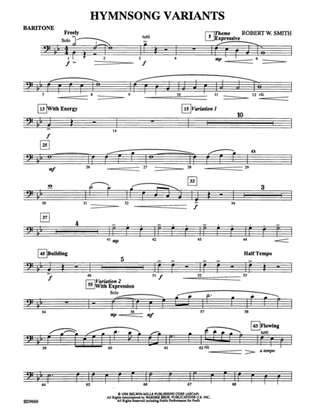 Hymnsong Variants: Baritone B.C.