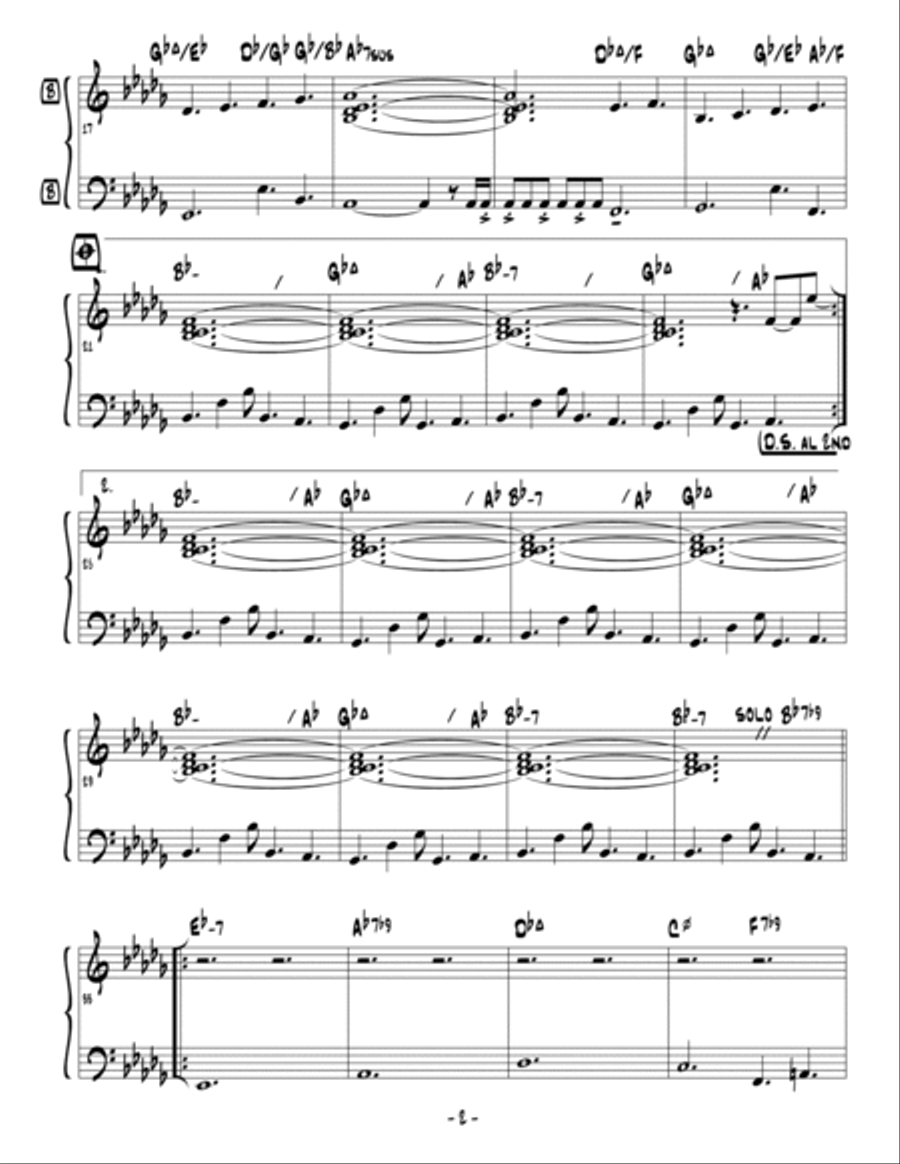 SEPTEMBER SERENADE SEPTEMBER SERENADE Piano Solo scores gallery preview page 2