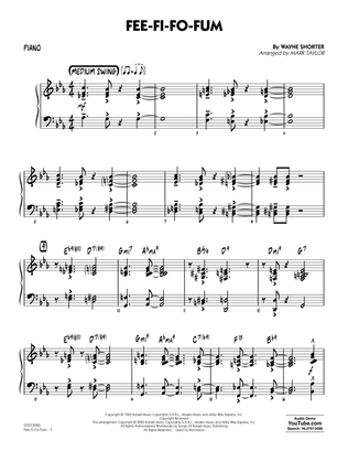 Book cover for Fee-Fi-Fo-Fum (arr. Mark Taylor) - Piano