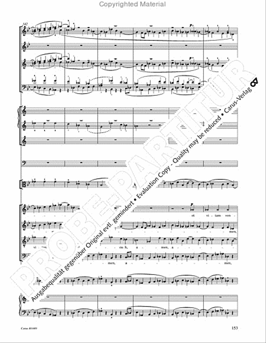 Missa solemnis Missa solemnis 4-Part scores gallery preview page 169