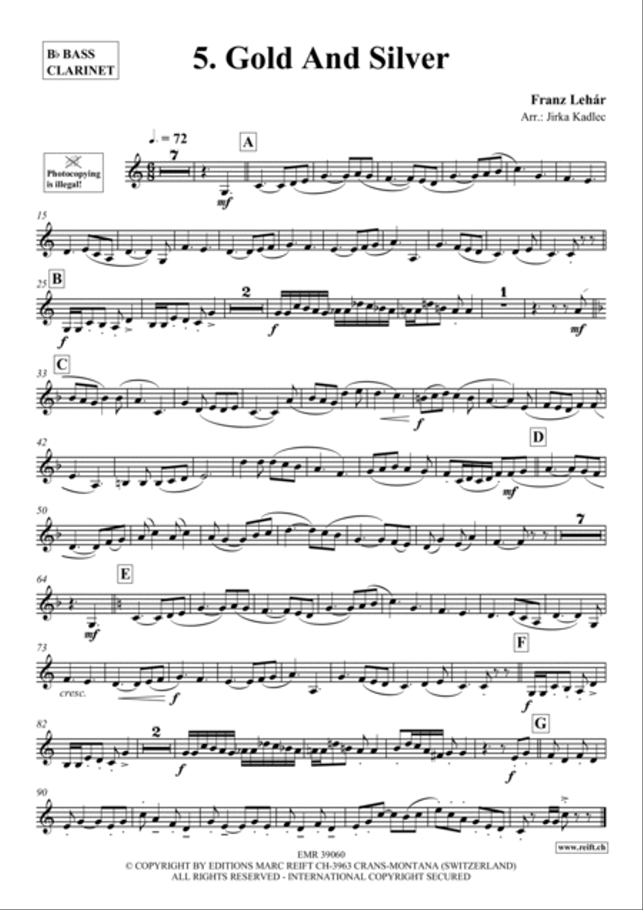 12 Greatest Dance Party Hits Bass Clarinet scores gallery preview page 6