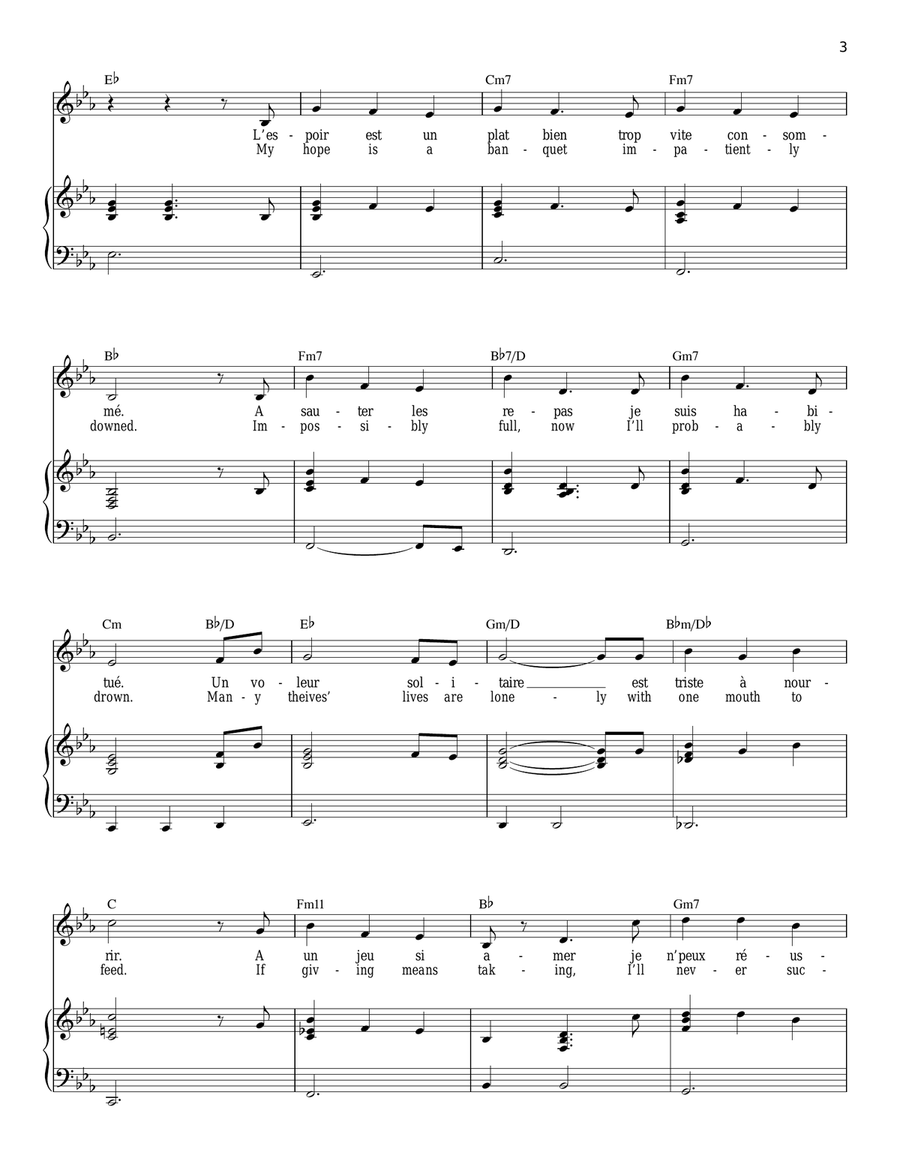Le Festin (from Ratatouille) Voice scores gallery preview page 3