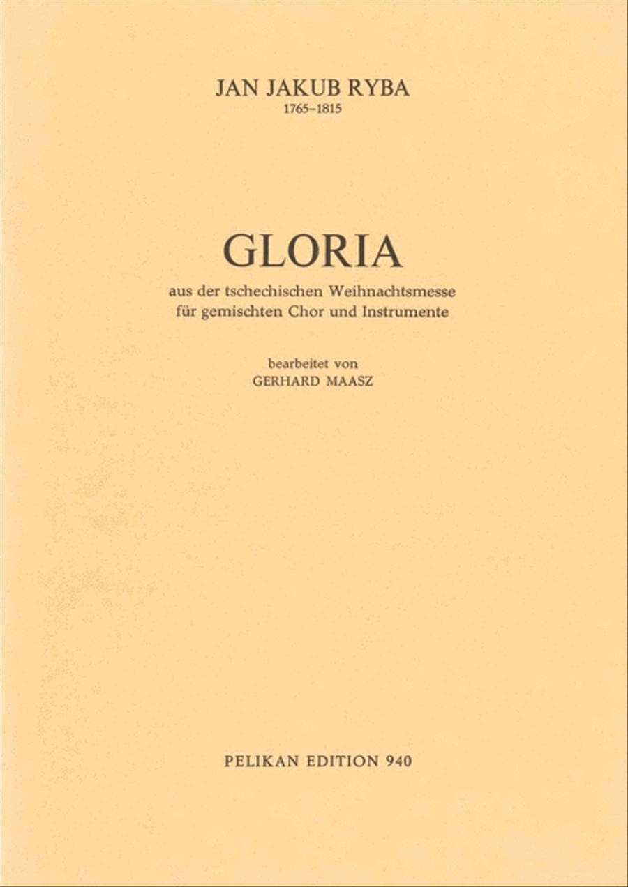 Gloria - Tschechische Weihnachtsmesse Choir scores gallery preview page 1