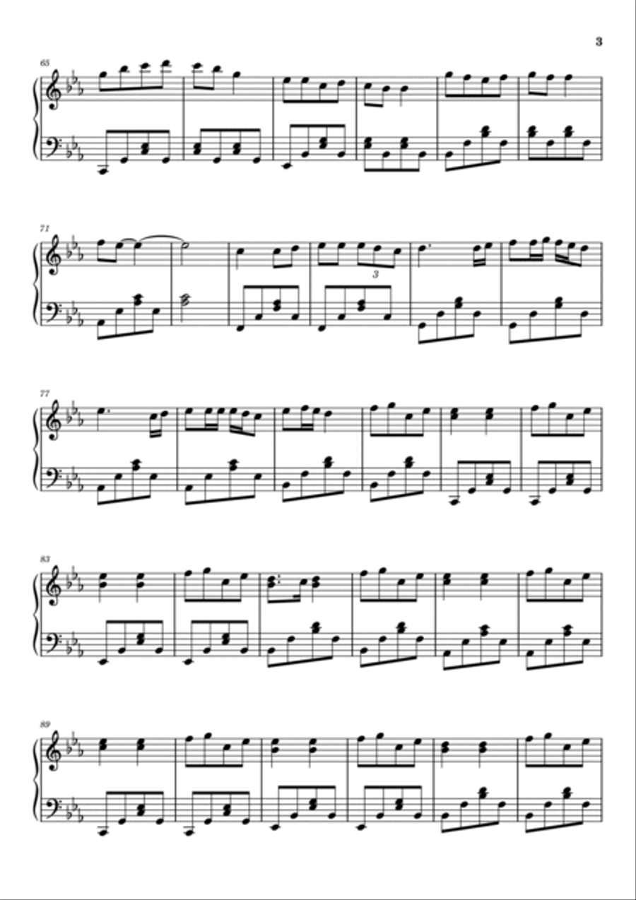 Impossible Piano Solo scores gallery preview page 3