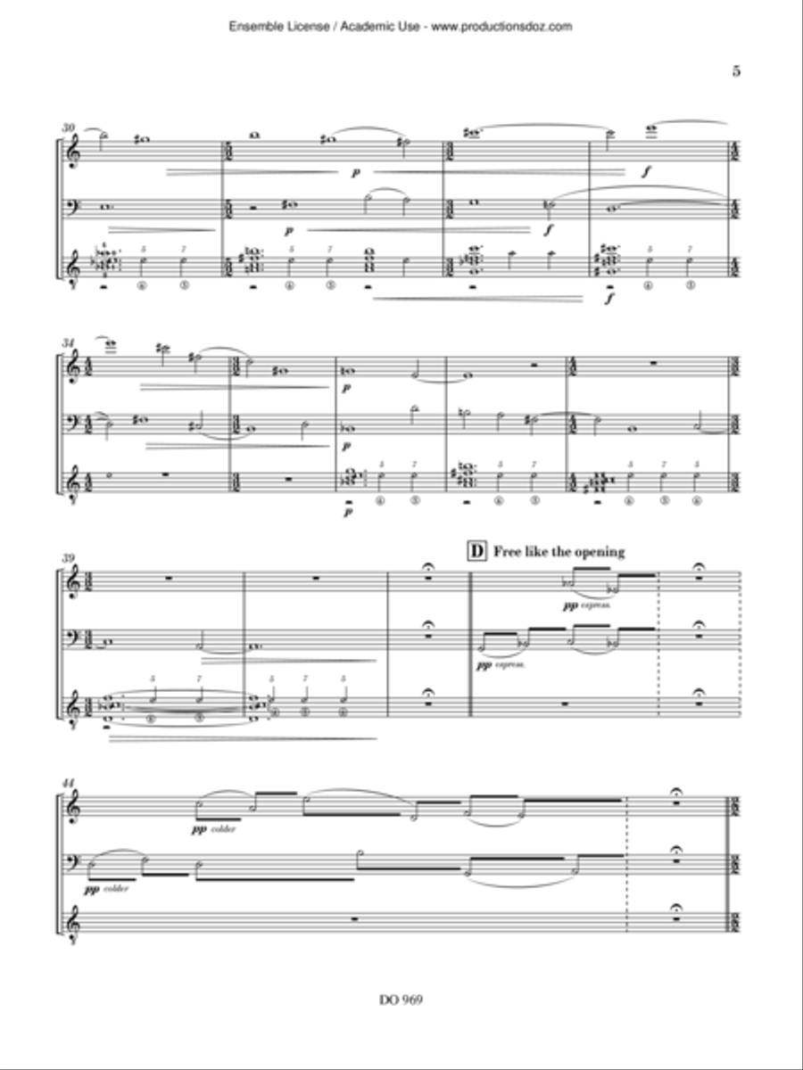 Northern Lights Clarinet scores gallery preview page 5