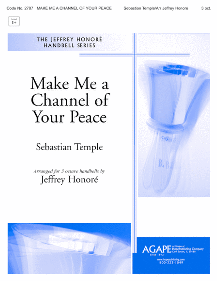 Make Me a Channel of Your Peace-3 oct.-Digital Download 3-Octaves scores gallery preview page 1