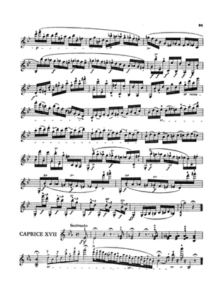 Paganini: Twenty-Four Caprices, Op. 1 No. 17