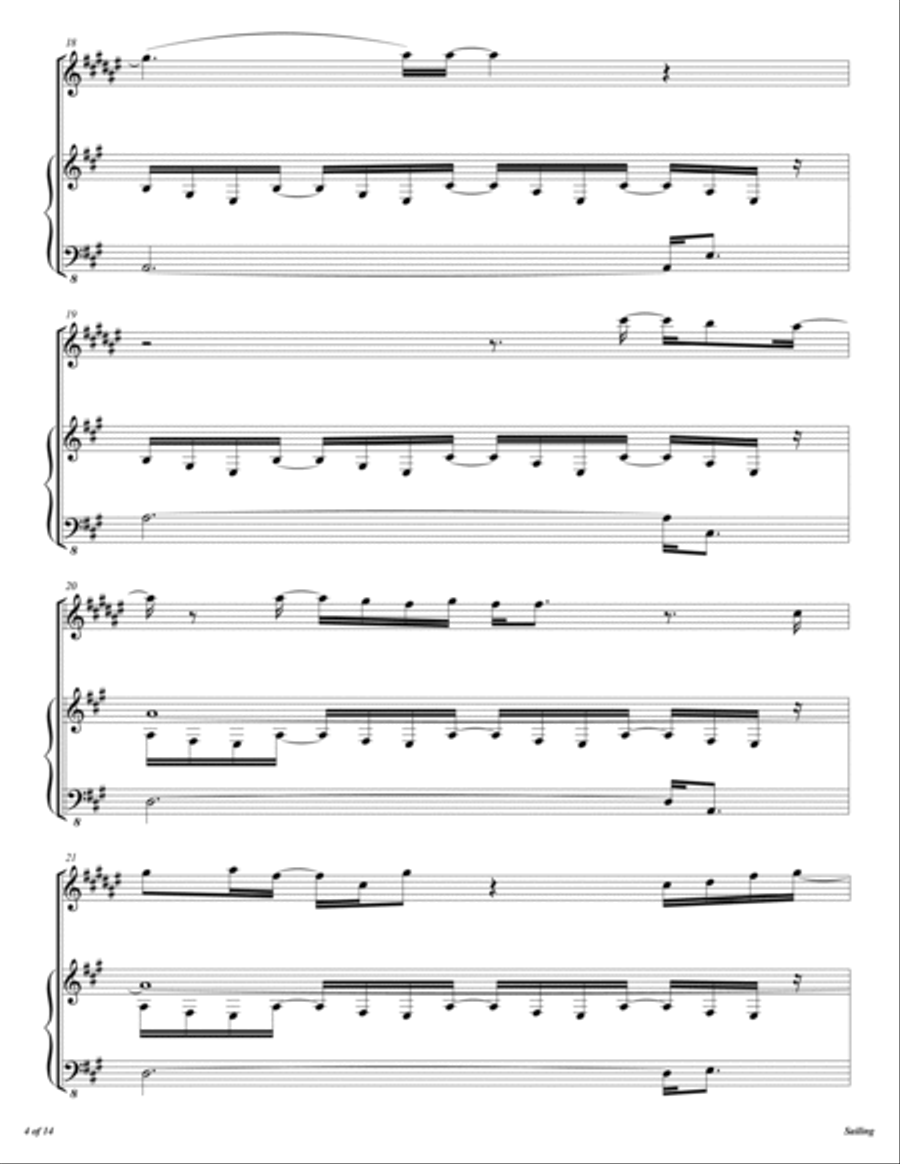 Sailing Alto Saxophone scores gallery preview page 5