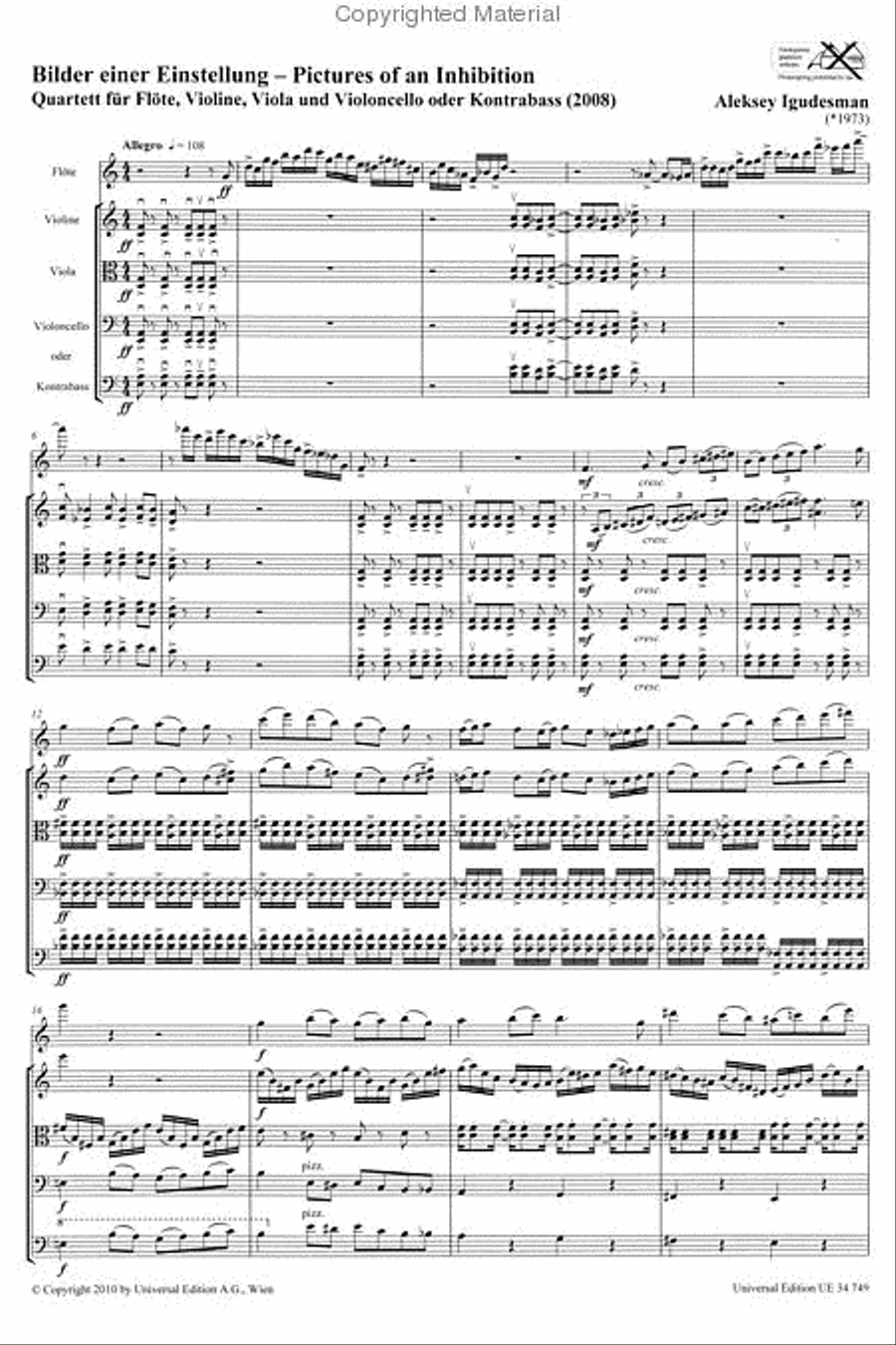 Bilder Einer Einstellung Flute scores gallery preview page 2