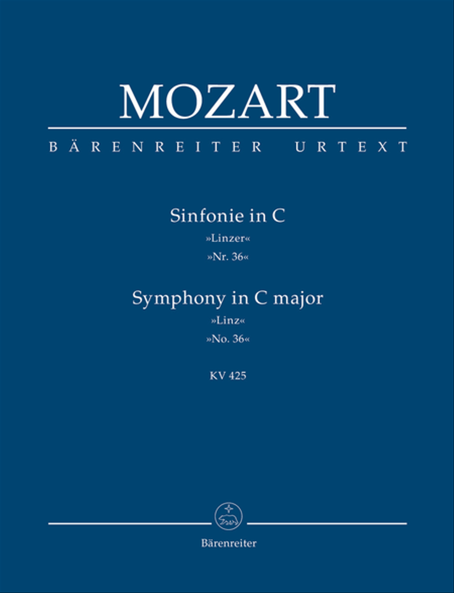 Symphony, No. 36 C major, KV 425 'Linz Symphony' Orchestra scores gallery preview page 1