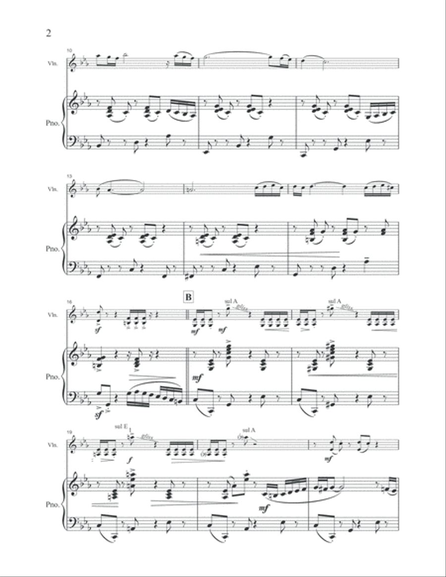 4 Tango Postcards 4 Tango Postcards Violin Solo scores gallery preview page 3