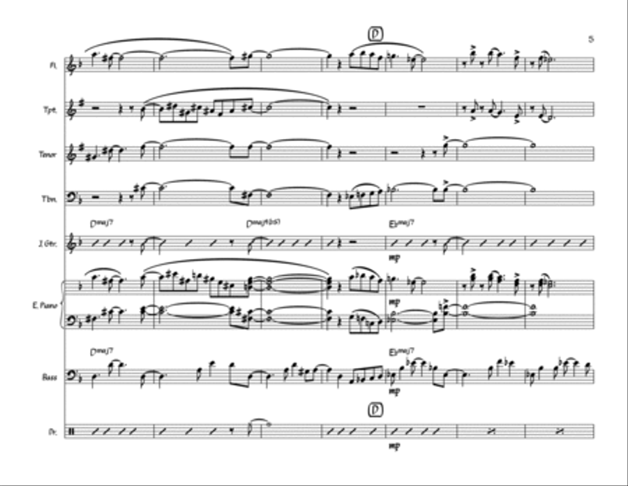 Little Sunflower Little Sunflower Large Ensemble scores gallery preview page 5