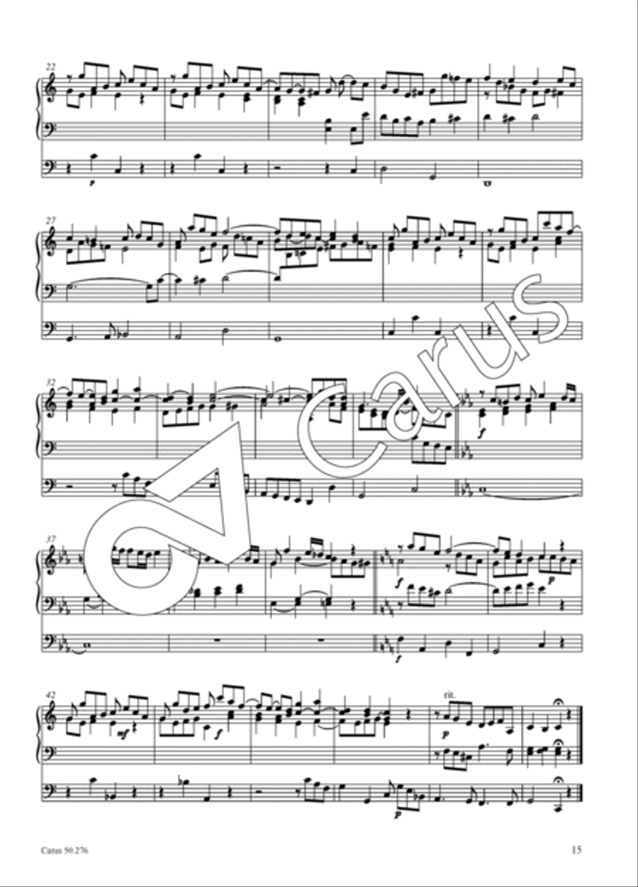 Three preludes and fugues for organ JWV 10, 13 and 17 Organ scores gallery preview page 16