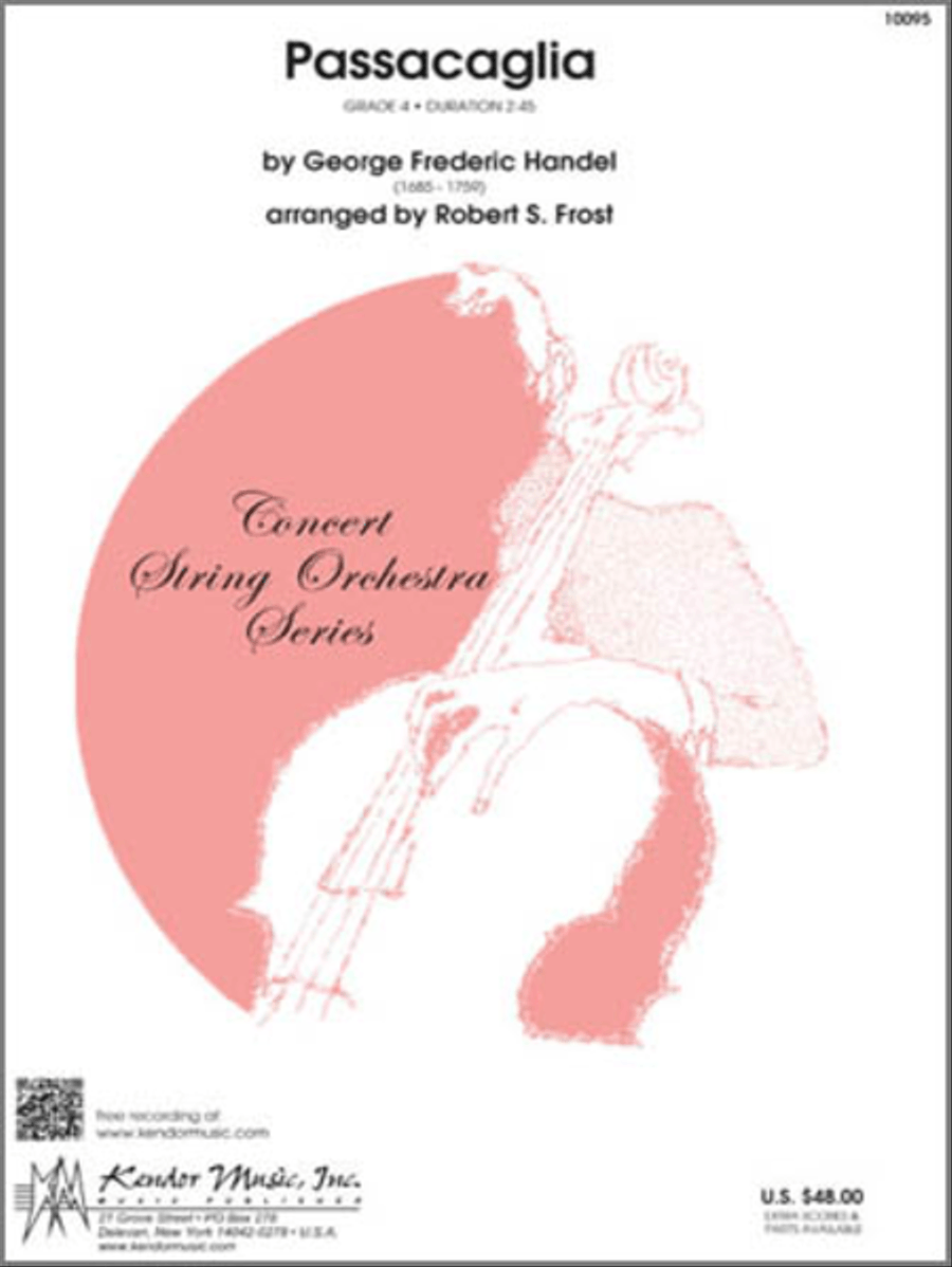 Passacaglia String Orchestra scores gallery preview page 1