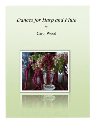Book cover for Dances for Harp and Flute