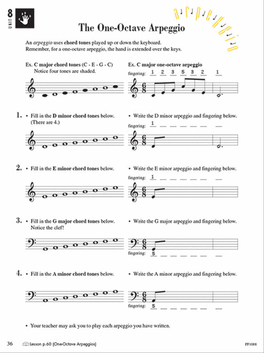 Level 3A – Theory Book – 2nd Edition Piano Method scores gallery preview page 7
