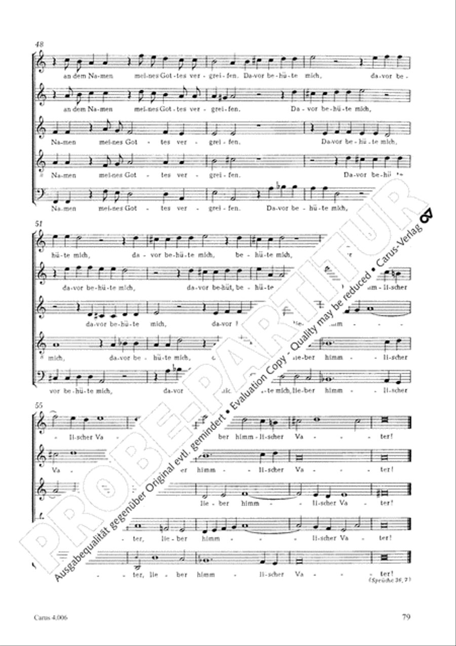 Ten motets Choir scores gallery preview page 81