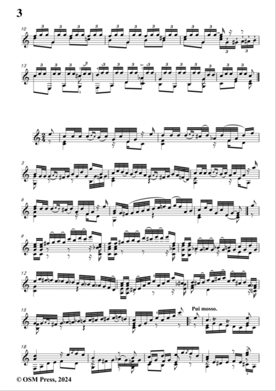 Coste-Fantaisie sur 'Armide',Op.4,for Guitar Acoustic Guitar scores gallery preview page 4