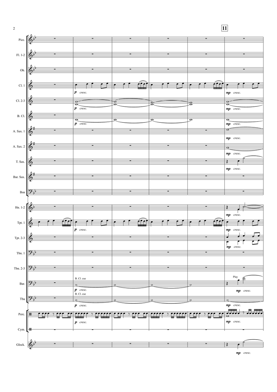 Beth's Song Beth's Song Large Ensemble scores gallery preview page 2