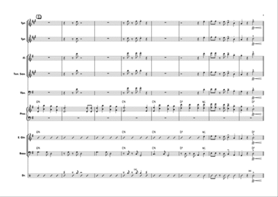 Jingle Bells Large Ensemble scores gallery preview page 3