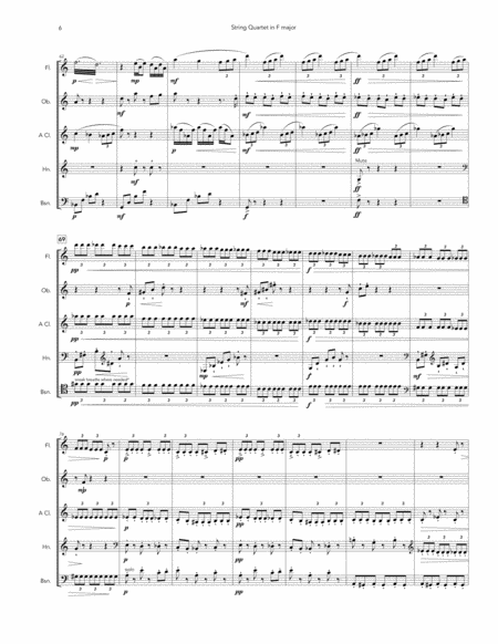 Ravel's String Quartet for Woodwind Quintet image number null