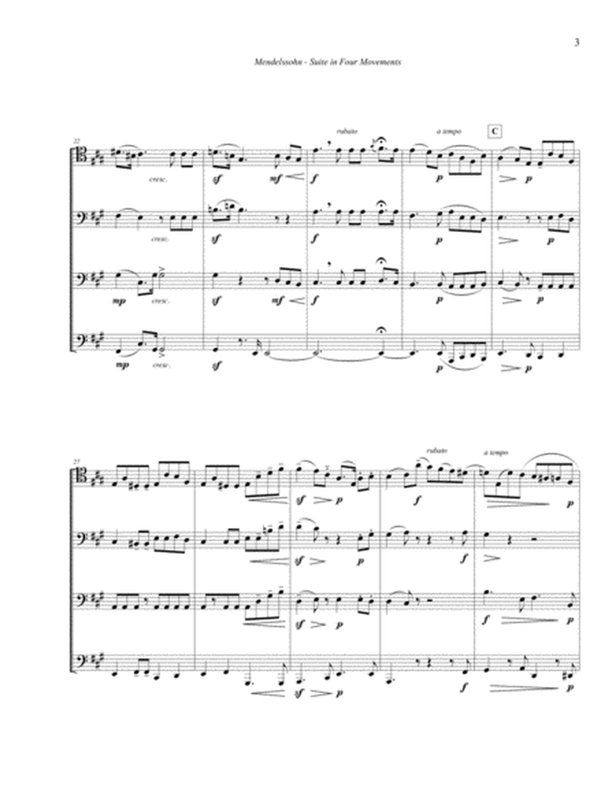 Suite in Four Movements for Trombone Quartet
