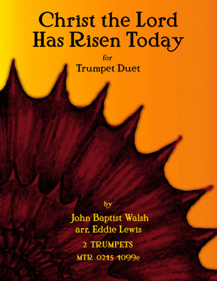 Book cover for Christ the Lord is Risen Today for Trumpet Duet