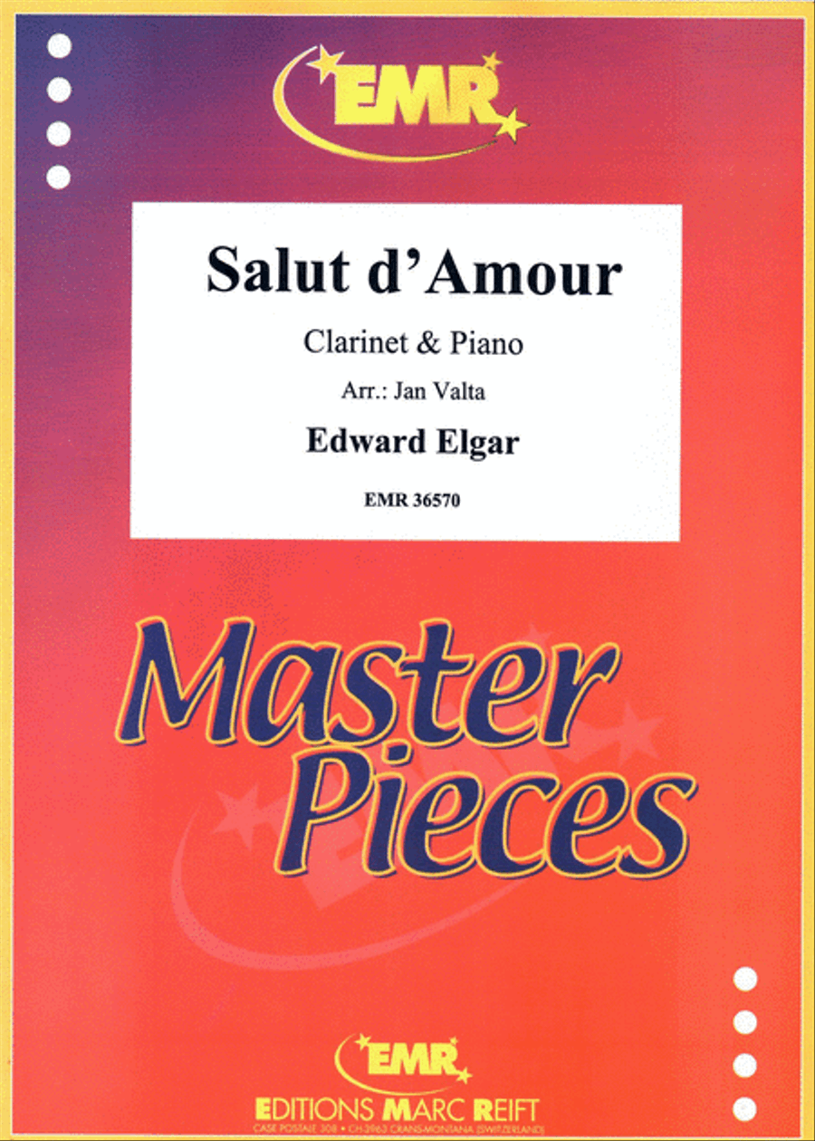 Salut d'Amour Clarinet Solo scores gallery preview page 1