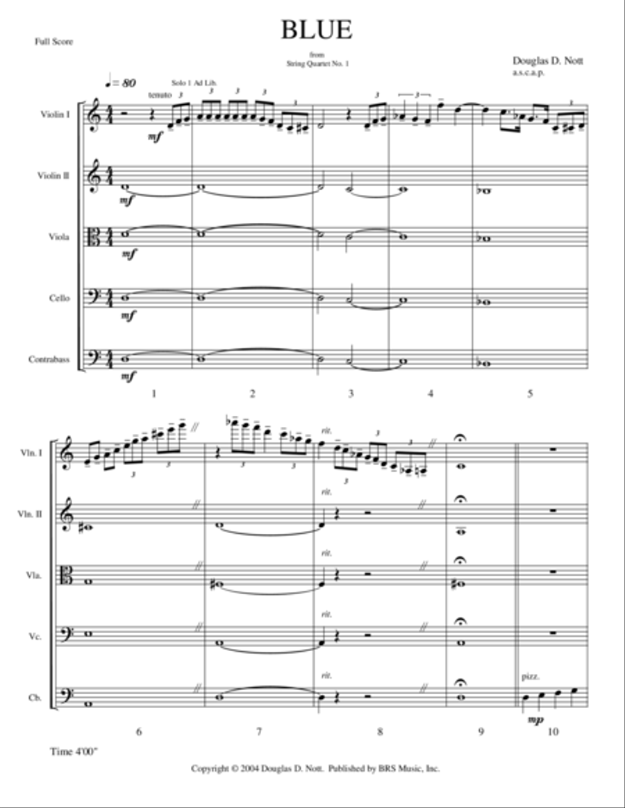Blue String Orchestra scores gallery preview page 2