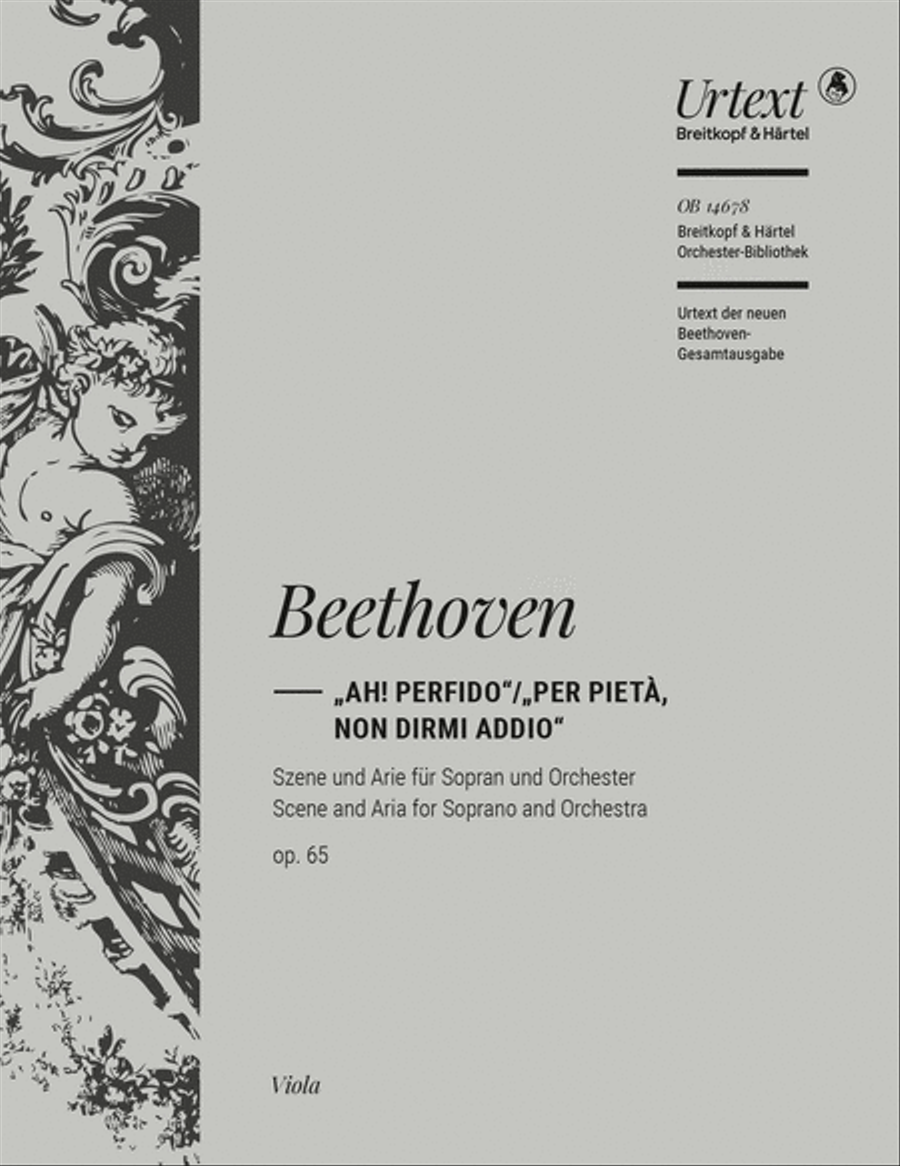 “Ah! Perfido” / “Per pietà, non dirmi addio” Op. 65 Orchestra scores gallery preview page 1