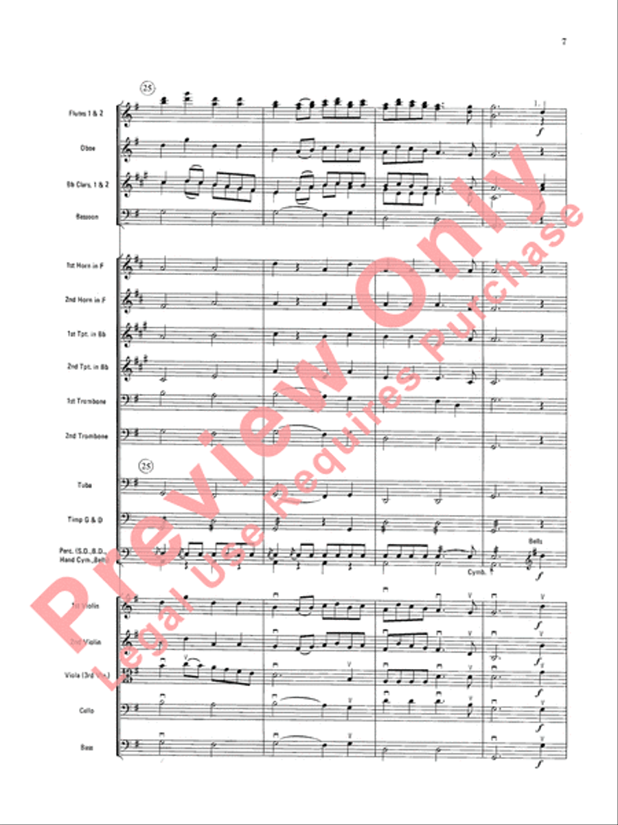 Rondeau (Theme from Masterpiece Theatre) Full Orchestra scores gallery preview page 10