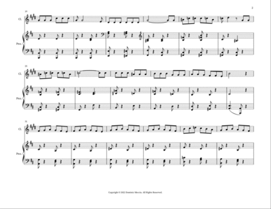 My Name Is John Wellington Wells Woodwind Duet scores gallery preview page 2