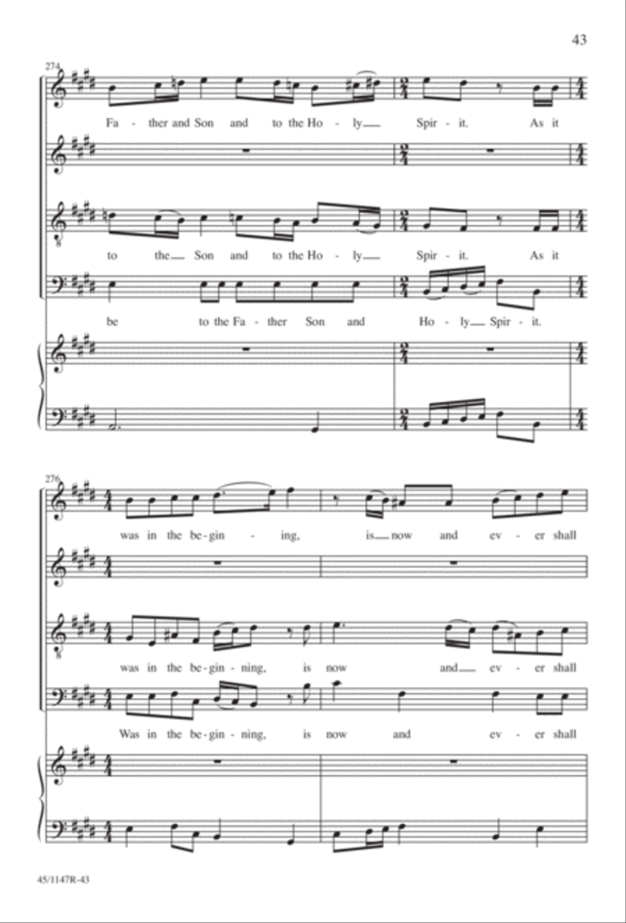 Magnificat Magnificat Divisi scores gallery preview page 44