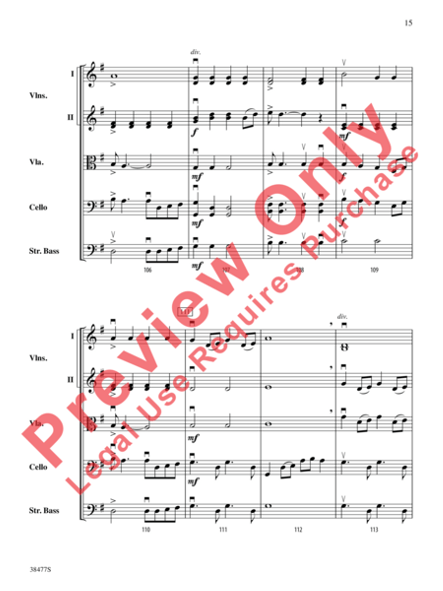 Western Skies String Orchestra scores gallery preview page 16
