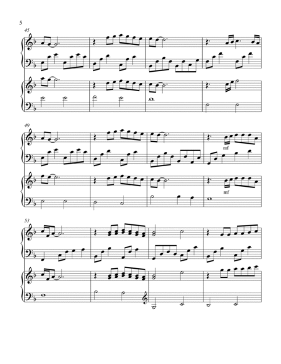Always On My Mind Harp scores gallery preview page 6
