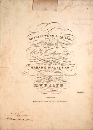 Book cover for Oh Shall We Go A Sailing