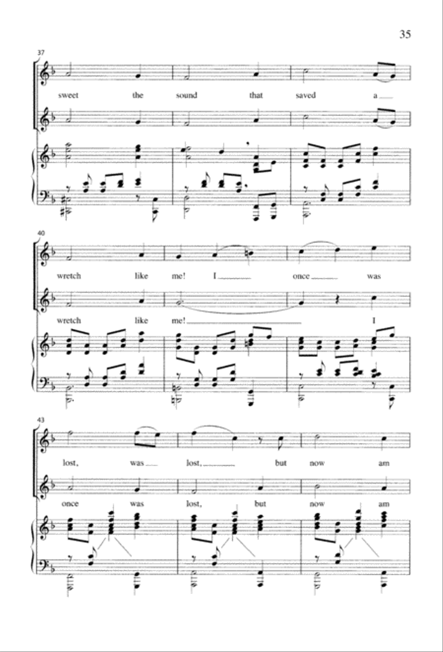 Christ the Crucified 3-Part scores gallery preview page 37