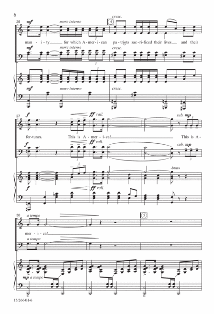 The American Creed 4-Part scores gallery preview page 6