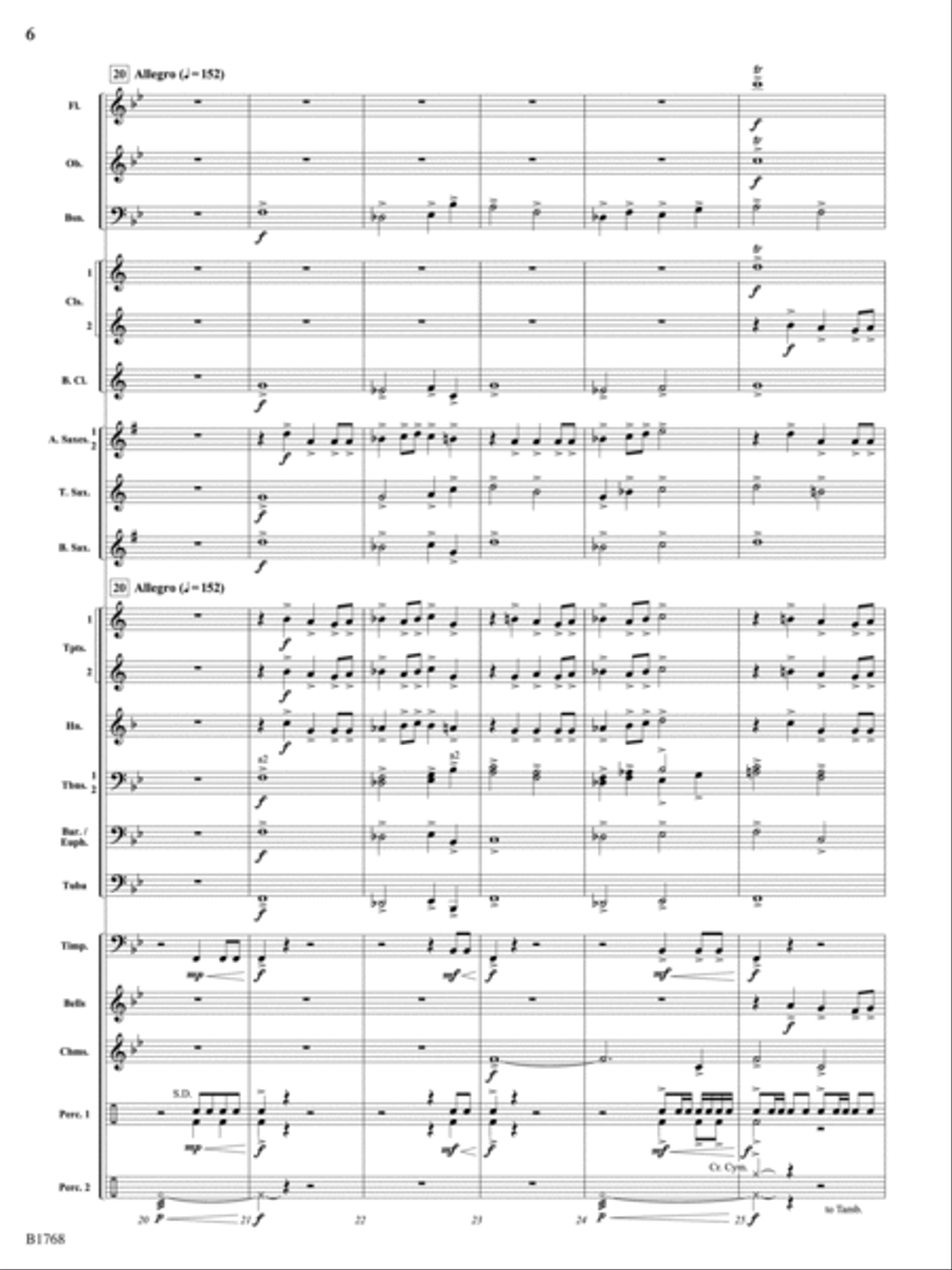 Force Field: Score Concert Band scores gallery preview page 6
