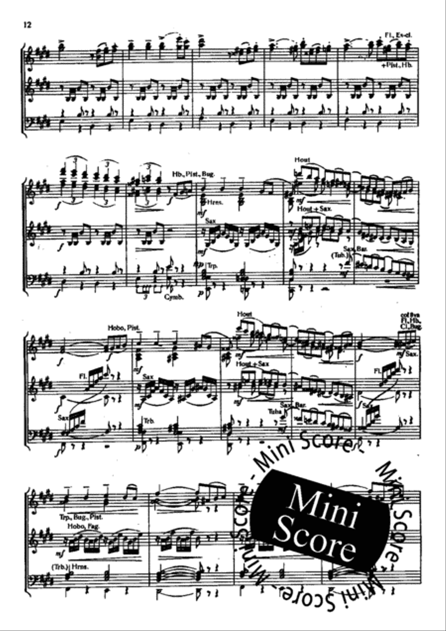 Capriccio Italien Capriccio Italien Concert Band scores gallery preview page 15